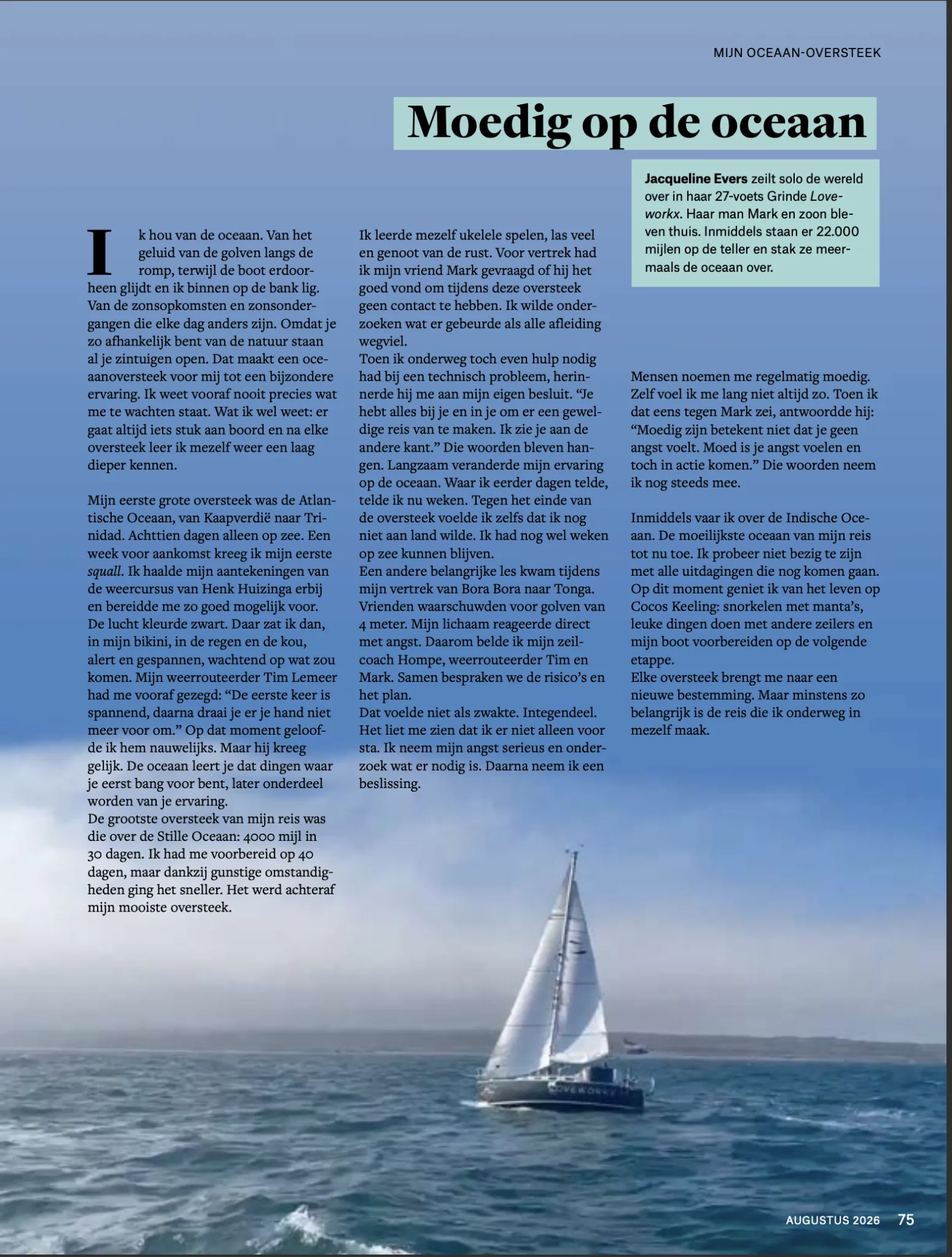 Oceaanoversteek Loveworkx